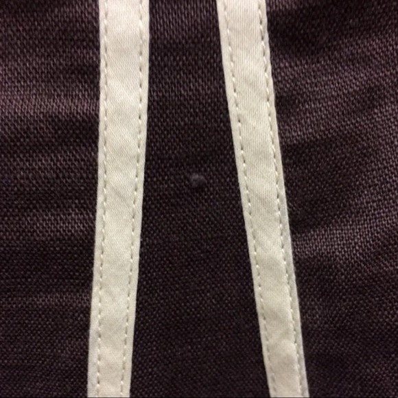 It's A New Vision Pleated Linen Skirt Brown Ribbon Detail 10 - Picture 9 of 9